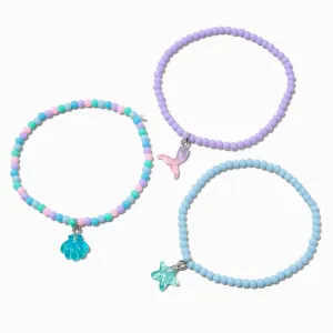 Claire's Club Mermaid Blue Charm Bracelets
