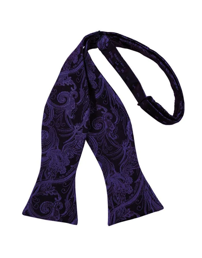 Purple Tapestry Bow Tie